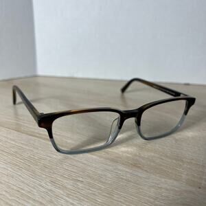 Warby Parker Crane LBF 325 Eyeglasses Brown Frames Rectangular 53-17-145